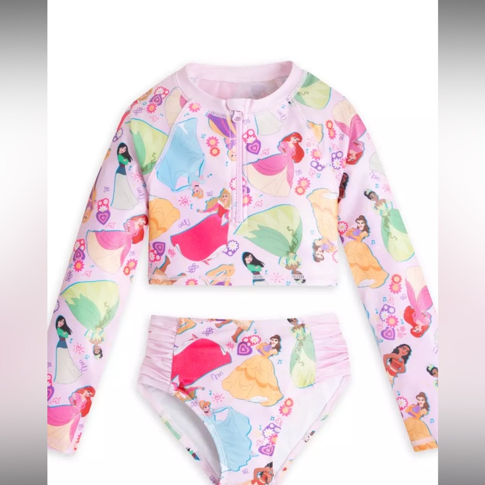 Disney Princess Swimsuit for Girls – Two-Piece